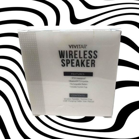 NEW Vivitar Blue Frog Wireless Bluetooth Waterproof Speaker IPX4 NWT - Picture 3 of 4